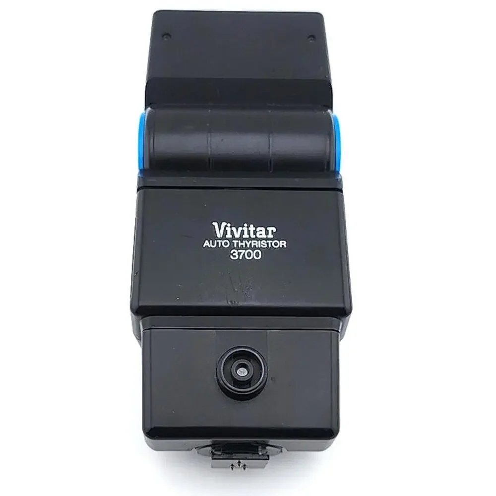 Vivitar Auto Thyristor 3700 Flash Unit – Tested & Working – Vintage Camera Flash